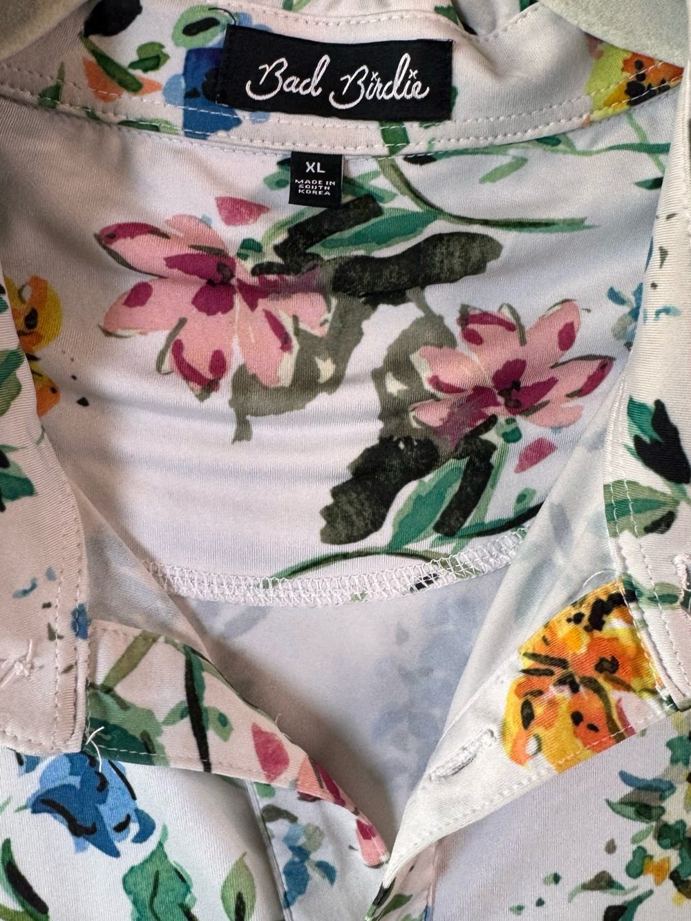 Bad Birdie Poetic Justice Floral
Short Sleeve Performance Stretch
Golf Polo XL - Picture 12 of 12